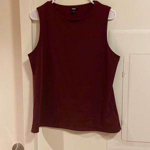 Express NWOT size XL maroon body contour tank
